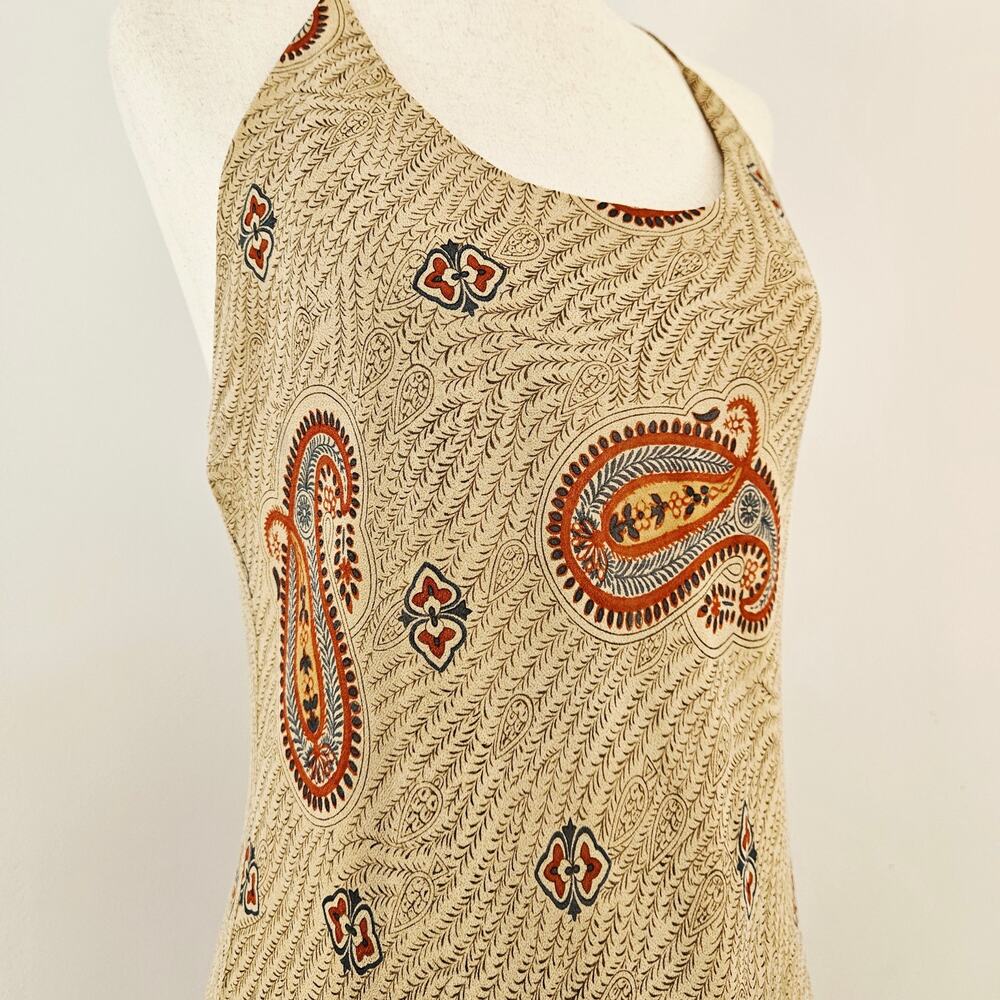 Y2k Silk Ralph Lauren Maxi Dress Halter Fairycore Boho - Size Small - Picture 6 of 8